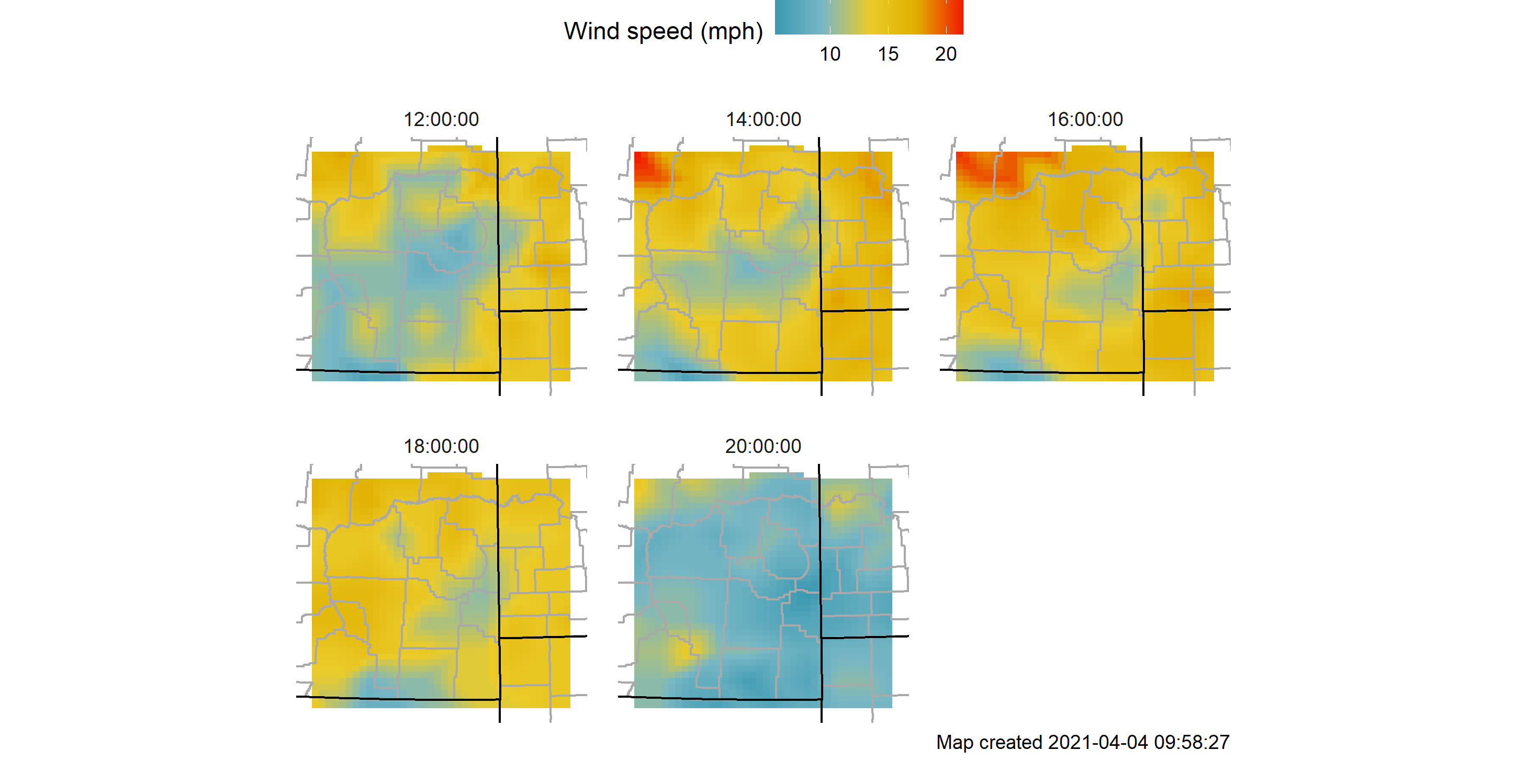 wind speed